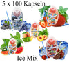 5x 100 ICE MIX Aroma Kapseln