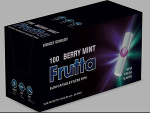 Frutta Click Capsule Filter 6 mm Berry Mint (Beerenmix) 100 Filter