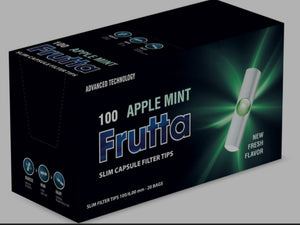 Frutta Click Capsule Filter 6 mm Apple Mint (Apfel-Minze) 100 Filter