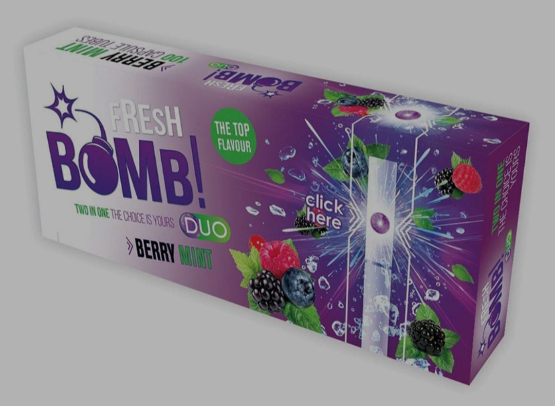 Fresh Bomb DUO Berry Mint Click Hülsen 100 Stück