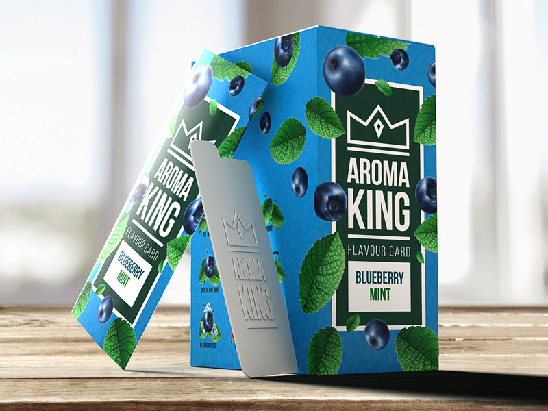 AROMA KING Flavor Card "Blueberry Mint"