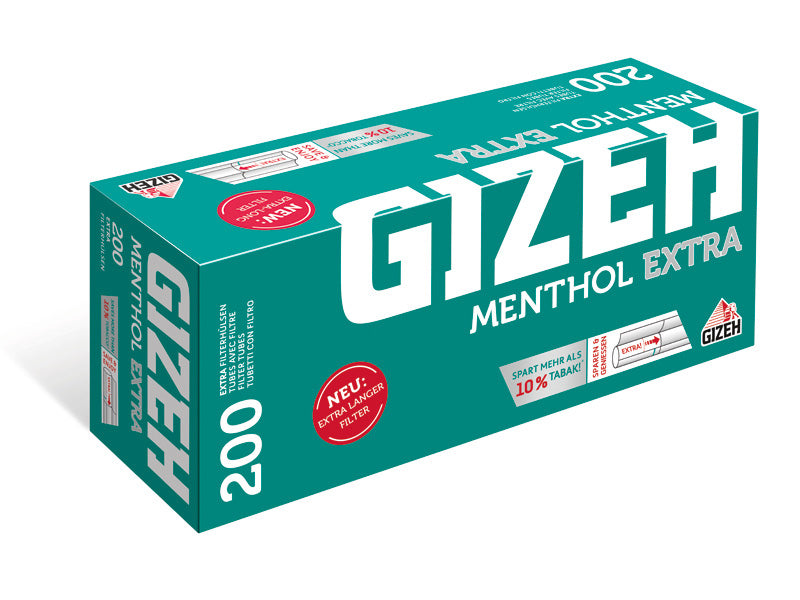 Gizeh Menthol Extra 200er Hülsen